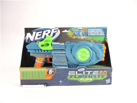 *NERF ELITE 2.0 FLIP 8,  8+,        3/