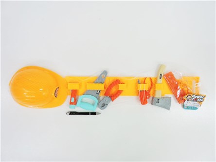 *NARZĘDZIA plast. zest. 10 el, na pasku, sia.