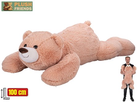 *PLUSZ MIŚ, leżący, 100 cm,  Frends Star