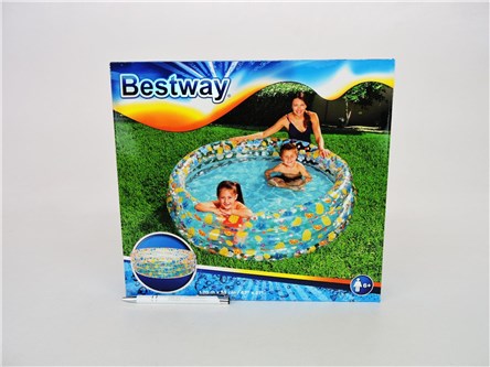 *BEST. BASEN dmuchany OWOCE 697L 170x53 cm