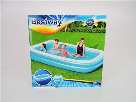 *BEST. BASEN dmuchany 2 PIERŚC. 850L 305x183x46cm