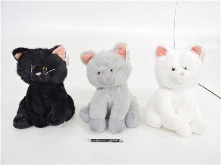 AST. PLUSZ Kot siedząc 33 cm, 3 kol.