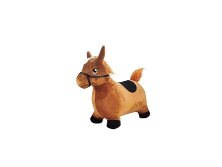 SKOCZEK konik, pluszowy, 57x21x45 cm + pompka