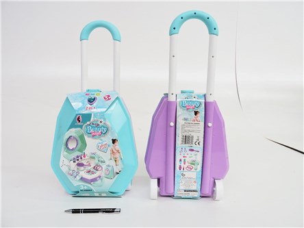 ZESTAW PIĘKNOŚCI, 35x24x11 cm, nieb.,      walizka