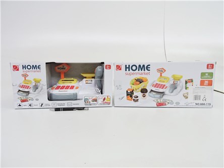 SUPERMARKET Z KASĄ, 32x18x11 cm,     kart.