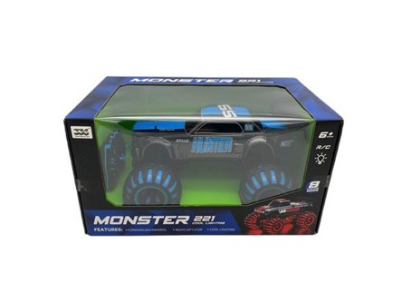 Auto R/C 2.4GHz światło, ładowarka USB 33x22x19...