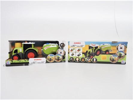 *FARMA Traktor Claas, 28 cm, z przy, św/dźw, 12m+