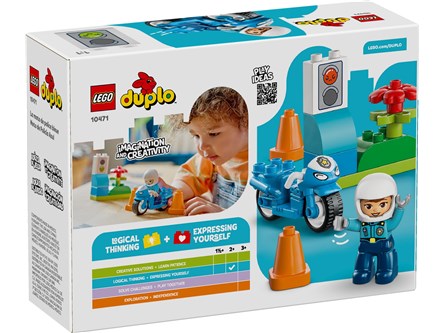 LEGO Duplo 11 el , Niebieski motocylk policyjny /3