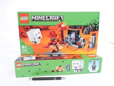 LEGO MINECRAFT 352el zasadzka w portalu do Netheru