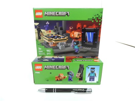 LEGO MINECRAFT 192 el. Podróż przez Portal Netheru