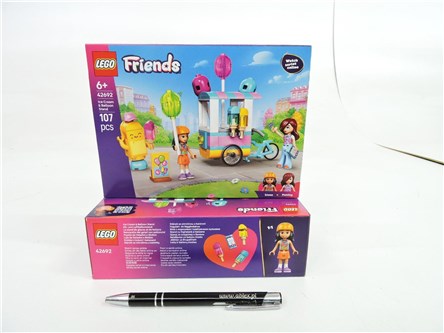 LEGO FRIENDS 107 el. - Stoisko z lodami i balonami