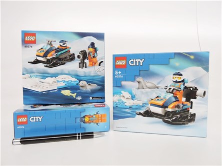 LEGO CITY 70 el,  Skuter śnieżny badacza Arktyki