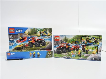 LEGO CITY 301 el. wóz strażacki z łodzią        /3