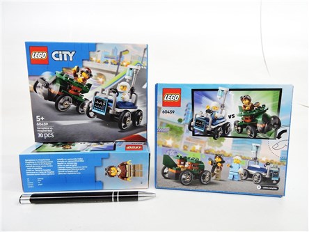 LEGO CITY 70 el. - samolot kontra łóżko szpitalne