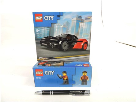 LEGO CITY 109 el. - Supersamochód elektryczny