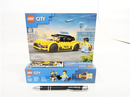 LEGO CITY 122 el. -  Żółta taksówka