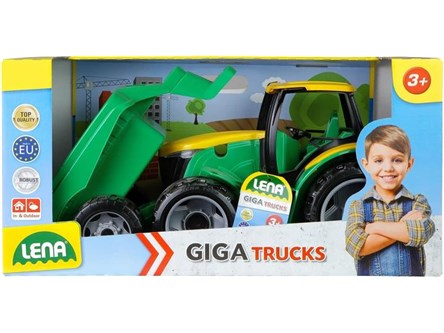 LENA TRAKTOR Z PRZYCZEPĄ, 110 cm, 2w1,       kart.