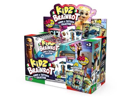 BRAINROT x 15 karty holograficzne z tatuażami