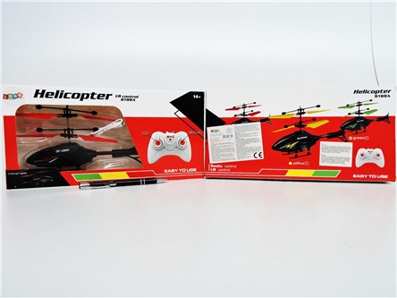 HELIKOPTER RC żyroskop, czerowny, kart