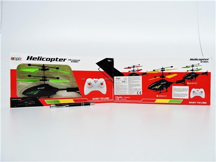 HELIKOPTER RC żyroskop, zielony, kart