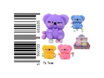 AST. GNIOTEK x 16 miś, 7x7 cm, 4 kol.,    displ.