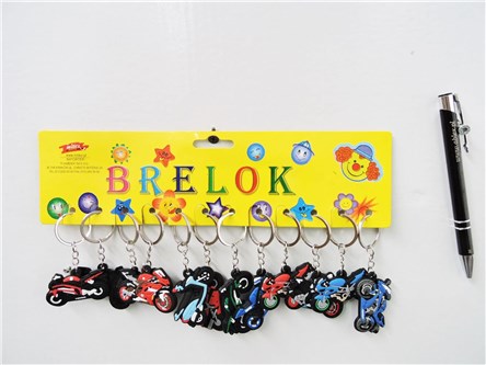 AST. BRELOK x 12 motor gumowy, 4 wz.,         fol.