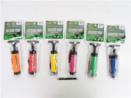 AST. POMPKA do piłki, 20x7x4 cm, 6 wz.,       fol.