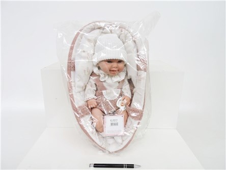 *Hiszpańska lalka bobas ARIAS 33 cm, nosidełko