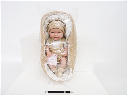 *Hiszpańska lalka bobas Arias 33 cm chłopiec, nosi