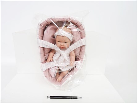 *Hiszpańska lalka bobas  Arias 26cm dziew.,nosideł