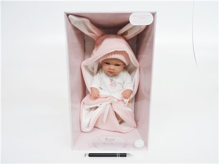 *Hiszpańska lalka bobas Arias 30 cm, królik