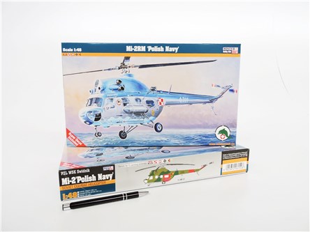 *MODEL helikopter, 1:48,  MI-2 RM Polish Navy, kar