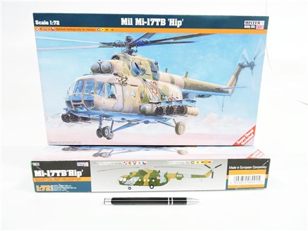 *MODEL helikopter, 1:72,  MIL MI-17 TB HIP,  kart.