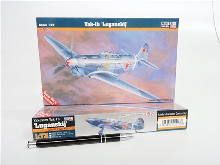 MODEL samolot 1:72 YAK-1B LUGANSKI