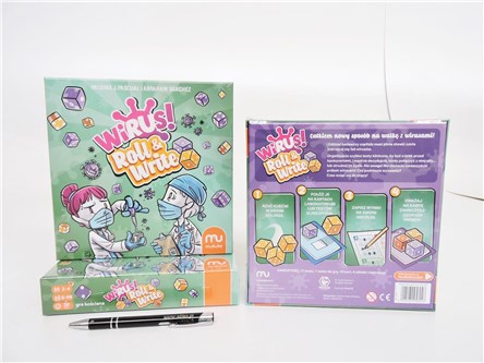 *GRA Wirus! Roll&Write, karciana, 8+