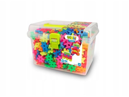 *KLOCKI MELI Basic neon Travel Box 500 el.