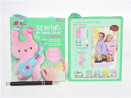 *Mój przyjaciel do uszycia - KRÓLICZEK,  kart.