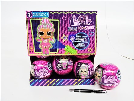 *L.O.L. Surprise x 12, Neon Pop Stars Tots  12/