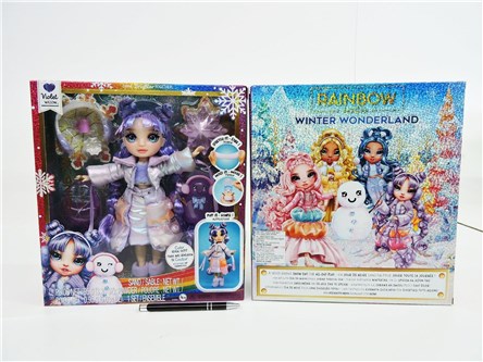 Rainbow High, lalka ,Winter Wonderland Violet 3/18