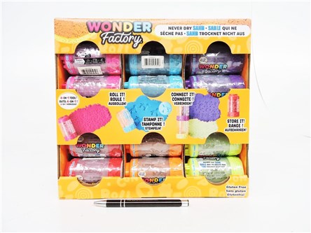 Wonder Factory x 36,  Never Dry Sand Singles displ