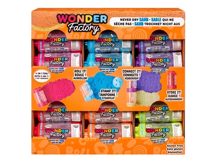 Wonder Factory x 36,  Never Dry Sand Singles displ