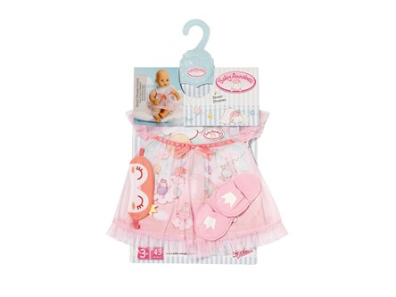 BABY ANNABELL Suknia, 43 cm, korony, owieczki