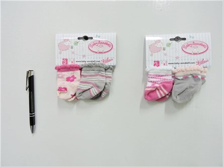 *AST. BABY ANNABELL - skarpetki, 2 wz.