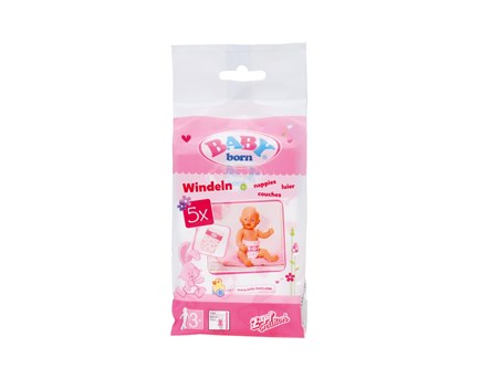 *BABY BORN pieluchy, 5 -Pak., 3+       /20