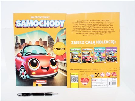 KSIĄŻ. Kolorowy świat Samochody z naklejkami