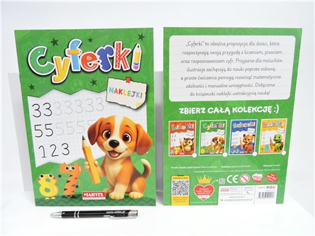 KSIĄŻ. Cyferki, z naklej.