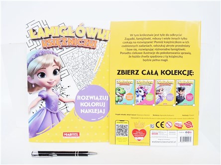 KSIĄŻ. Łamigówki księżniczki z naklejkami