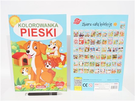 KSIĄŻ. Kolorowanka PIESKI