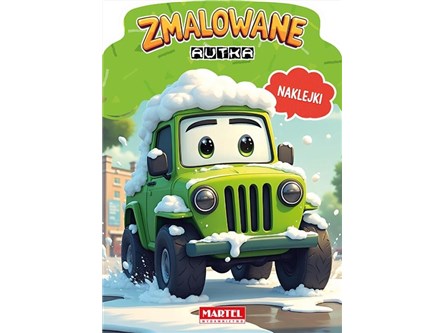 KSIĄŻ. Zmalowane autka z naklejkami