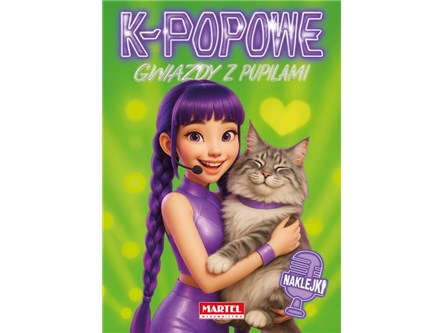 KSIĄŻ. K-popowe Gwiazdy z pupilami z naklejkami